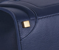 Micro Luggage Leather Handbag