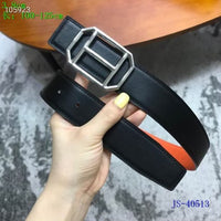 Argent Pad Togo Calfskin Leather Belt