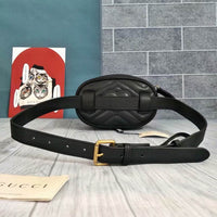 Matelassé Leather Belt Bag